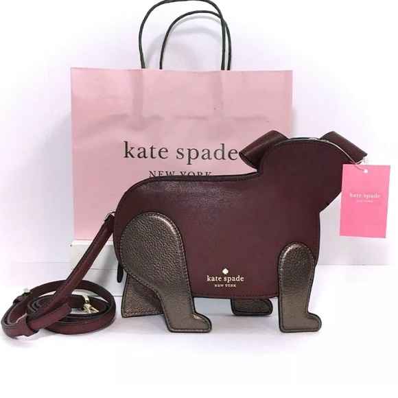 kate spade Bags Kate Spade Dog Crossbody Floral Pup Cherrywood